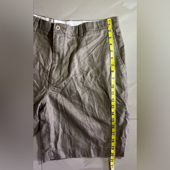 Casuals Roundtree & Yorke Size 40 Waist RELAXED FIT Brown Cotton New Mens Shorts - Picture 7 of 13